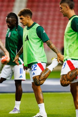 Giovanni Di Lorenzo, İsrail ve İtalya milli takımları arasında oynanan Dünya Kupası 2026 Avrupa ön eleme maçında görüldü (Maciej Rogowski / Ball Raw Images)