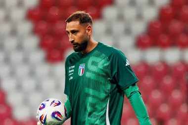 Gianluigi Donnarumma, 2026 Dünya Kupası Avrupa ön eleme maçında İsrail ve İtalya milli takımları arasında görüldü (Maciej Rogowski / Ball Raw Images)