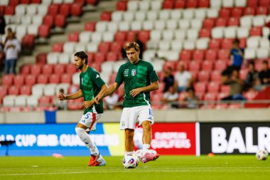 Dünya Kupası 2026 Avrupa ön eleme maçında İsrail ve İtalya milli takımları arasında görülen Nicolo Barella (Maciej Rogowski / Ball Raw Images)