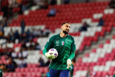 Gianluigi Donnarumma, 2026 Dünya Kupası Avrupa ön eleme maçında İsrail ve İtalya milli takımları arasında görüldü (Maciej Rogowski / Ball Raw Images)
