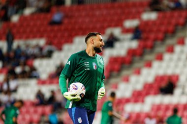 Gianluigi Donnarumma, 2026 Dünya Kupası Avrupa ön eleme maçında İsrail ve İtalya milli takımları arasında görüldü (Maciej Rogowski / Ball Raw Images)