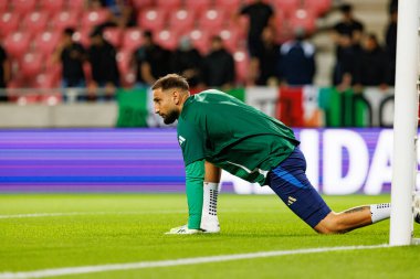 Gianluigi Donnarumma, 2026 Dünya Kupası Avrupa ön eleme maçında İsrail ve İtalya milli takımları arasında görüldü (Maciej Rogowski / Ball Raw Images)