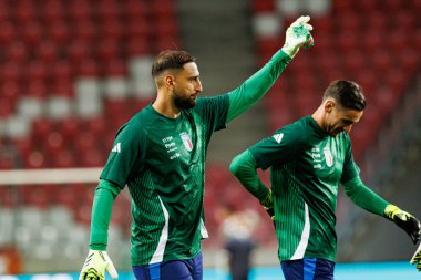 Gianluigi Donnarumma, 2026 Dünya Kupası Avrupa ön eleme maçında İsrail ve İtalya milli takımları arasında görüldü (Maciej Rogowski / Ball Raw Images)