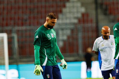 Gianluigi Donnarumma, 2026 Dünya Kupası Avrupa ön eleme maçında İsrail ve İtalya milli takımları arasında görüldü (Maciej Rogowski / Ball Raw Images)