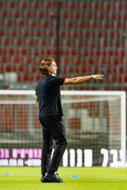 Riccardo Calafiori, 2026 Dünya Kupası Avrupa ön eleme maçında İsrail ve İtalya milli takımları arasında görüldü (Maciej Rogowski / Ball Raw Images)