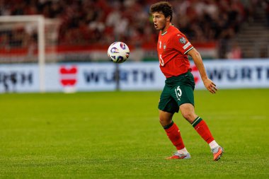 Joao Neves seen  during World Cup 2026 European qualification game between national teams of Hungary and Poland (Maciej Rogowski/ Ball Raw Images)