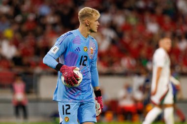 Balazs Toth seen  during World Cup 2026 European qualification game between national teams of Hungary and Poland (Maciej Rogowski/ Ball Raw Images)