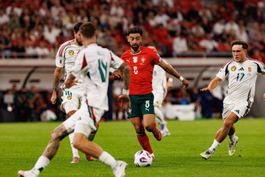 Bruno Fernandes seen  during World Cup 2026 European qualification game between national teams of Hungary and Poland (Maciej Rogowski/ Ball Raw Images)