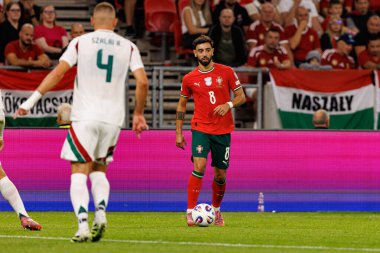 Bruno Fernandes seen  during World Cup 2026 European qualification game between national teams of Hungary and Poland (Maciej Rogowski/ Ball Raw Images)