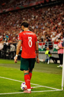 Bruno Fernandes seen  during World Cup 2026 European qualification game between national teams of Hungary and Poland (Maciej Rogowski/ Ball Raw Images)