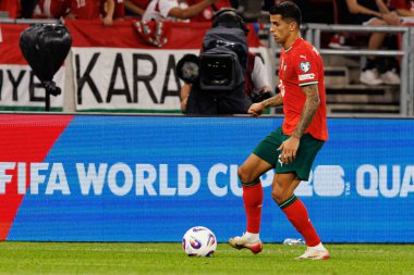 Joao Cancelo seen  during World Cup 2026 European qualification game between national teams of Hungary and Poland (Maciej Rogowski/ Ball Raw Images)