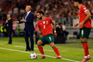 Bruno Fernandes seen  during World Cup 2026 European qualification game between national teams of Hungary and Poland (Maciej Rogowski/ Ball Raw Images)