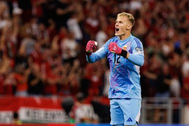 Balazs Toth seen  during World Cup 2026 European qualification game between national teams of Hungary and Poland (Maciej Rogowski/ Ball Raw Images)