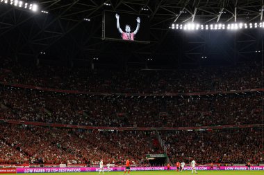 Fans of Hungary seen  during tribute for Diogo Jota during World Cup 2026 European qualification game between national teams of Hungary and Poland (Maciej Rogowski/ Ball Raw Images)
