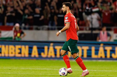 Bruno Fernandes seen  during World Cup 2026 European qualification game between national teams of Hungary and Poland (Maciej Rogowski/ Ball Raw Images)