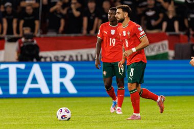 Bruno Fernandes seen  during World Cup 2026 European qualification game between national teams of Hungary and Poland (Maciej Rogowski/ Ball Raw Images)