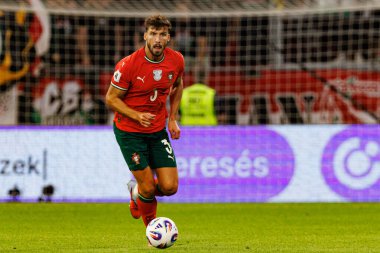 Ruben Dias seen  during World Cup 2026 European qualification game between national teams of Hungary and Poland (Maciej Rogowski/ Ball Raw Images)