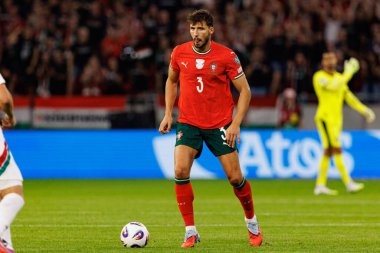 Ruben Dias seen  during World Cup 2026 European qualification game between national teams of Hungary and Poland (Maciej Rogowski/ Ball Raw Images)