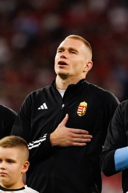 Attila Szalai seen  during World Cup 2026 European qualification game between national teams of Hungary and Poland (Maciej Rogowski/ Ball Raw Images)