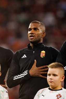 Loic Nego seen  during World Cup 2026 European qualification game between national teams of Hungary and Poland (Maciej Rogowski/ Ball Raw Images)