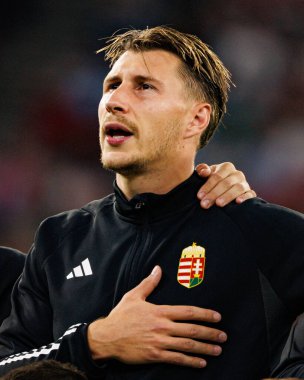 Willi Orban seen  during World Cup 2026 European qualification game between national teams of Hungary and Poland (Maciej Rogowski/ Ball Raw Images)