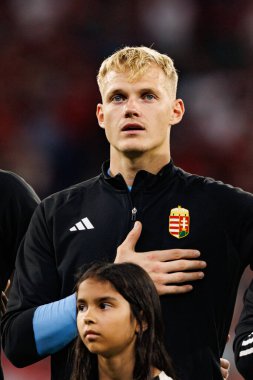 Balazs Toth seen  during World Cup 2026 European qualification game between national teams of Hungary and Poland (Maciej Rogowski/ Ball Raw Images)