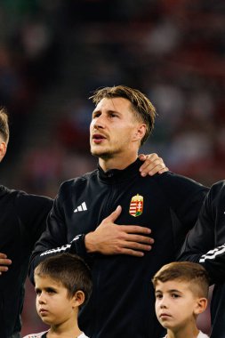 Willi Orban seen  during World Cup 2026 European qualification game between national teams of Hungary and Poland (Maciej Rogowski/ Ball Raw Images)