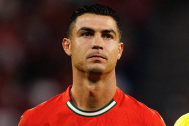 Cristiano Ronaldo seen  during World Cup 2026 European qualification game between national teams of Hungary and Poland (Maciej Rogowski/ Ball Raw Images)
