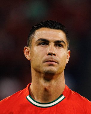 Cristiano Ronaldo seen  during World Cup 2026 European qualification game between national teams of Hungary and Poland (Maciej Rogowski/ Ball Raw Images)