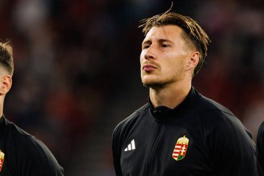 Willi Orban seen  during World Cup 2026 European qualification game between national teams of Hungary and Poland (Maciej Rogowski/ Ball Raw Images)