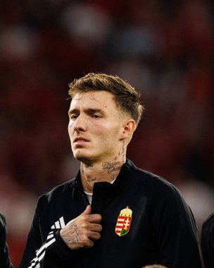 Bendeguz Bolla seen  during World Cup 2026 European qualification game between national teams of Hungary and Poland (Maciej Rogowski/ Ball Raw Images)