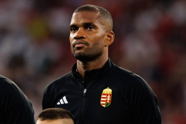 Loic Nego seen  during World Cup 2026 European qualification game between national teams of Hungary and Poland (Maciej Rogowski/ Ball Raw Images)