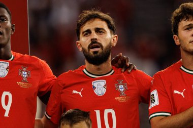 Bernardo Silva seen  during World Cup 2026 European qualification game between national teams of Hungary and Poland (Maciej Rogowski/ Ball Raw Images)