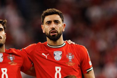 Bruno Fernandes seen  during World Cup 2026 European qualification game between national teams of Hungary and Poland (Maciej Rogowski/ Ball Raw Images)