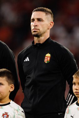 Attila Szalai seen  during World Cup 2026 European qualification game between national teams of Hungary and Poland (Maciej Rogowski/ Ball Raw Images)