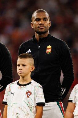 Loic Nego seen  during World Cup 2026 European qualification game between national teams of Hungary and Poland (Maciej Rogowski/ Ball Raw Images)