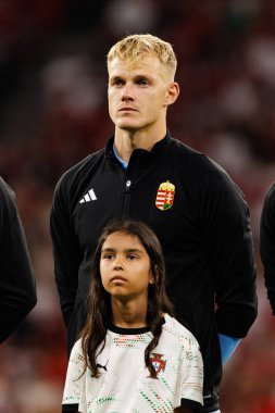 Balazs Toth seen  during World Cup 2026 European qualification game between national teams of Hungary and Poland (Maciej Rogowski/ Ball Raw Images)