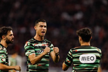 Cristiano Ronaldo seen  during World Cup 2026 European qualification game between national teams of Hungary and Poland (Maciej Rogowski/ Ball Raw Images)