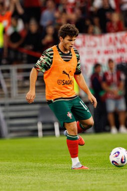 Joao Neves seen  during World Cup 2026 European qualification game between national teams of Hungary and Poland (Maciej Rogowski/ Ball Raw Images)