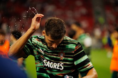  Ruben Dias seen  during World Cup 2026 European qualification game between national teams of Hungary and Poland (Maciej Rogowski/ Ball Raw Images)