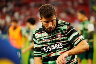  Ruben Dias seen  during World Cup 2026 European qualification game between national teams of Hungary and Poland (Maciej Rogowski/ Ball Raw Images)