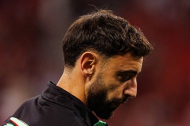 Bruno Fernandes seen  during World Cup 2026 European qualification game between national teams of Hungary and Poland (Maciej Rogowski/ Ball Raw Images)