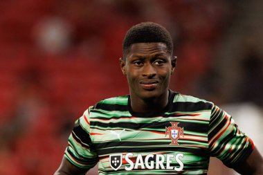 Nuno Mendes seen  during World Cup 2026 European qualification game between national teams of Hungary and Poland (Maciej Rogowski/ Ball Raw Images)