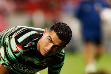 Cristiano Ronaldo seen  during World Cup 2026 European qualification game between national teams of Hungary and Poland (Maciej Rogowski/ Ball Raw Images)