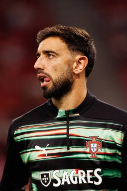 Bruno Fernandes seen  during World Cup 2026 European qualification game between national teams of Hungary and Poland (Maciej Rogowski/ Ball Raw Images)