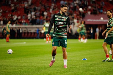 Bruno Fernandes seen  during World Cup 2026 European qualification game between national teams of Hungary and Poland (Maciej Rogowski/ Ball Raw Images)