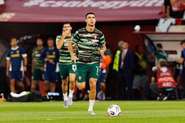 Cristiano Ronaldo seen  during World Cup 2026 European qualification game between national teams of Hungary and Poland (Maciej Rogowski/ Ball Raw Images)