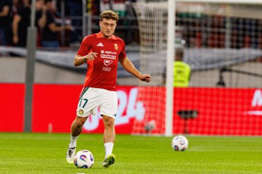 Callum Styles seen  during World Cup 2026 European qualification game between national teams of Hungary and Poland (Maciej Rogowski/ Ball Raw Images)