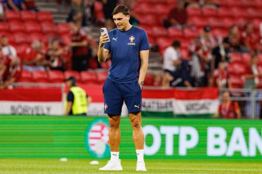 Joao Palhinha seen  during World Cup 2026 European qualification game between national teams of Hungary and Poland (Maciej Rogowski/ Ball Raw Images)