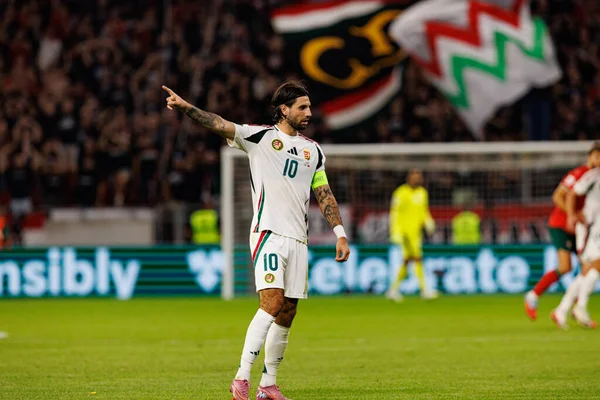 Dominik Szoboszlai seen  during World Cup 2026 European qualification game between national teams of Hungary and Poland (Maciej Rogowski/ Ball Raw Images)